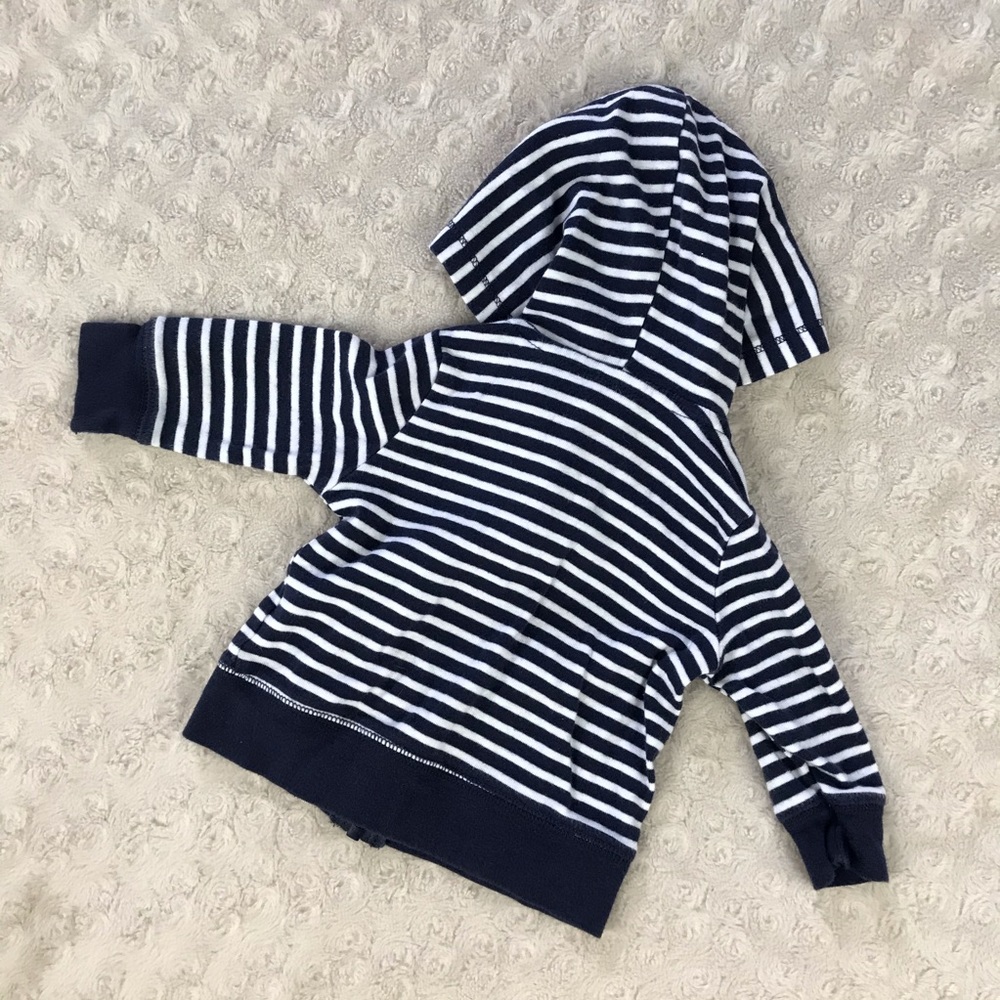Carter’s Light Hooded Jacket Size 3 Months Stripes - Picture 5 of 5
